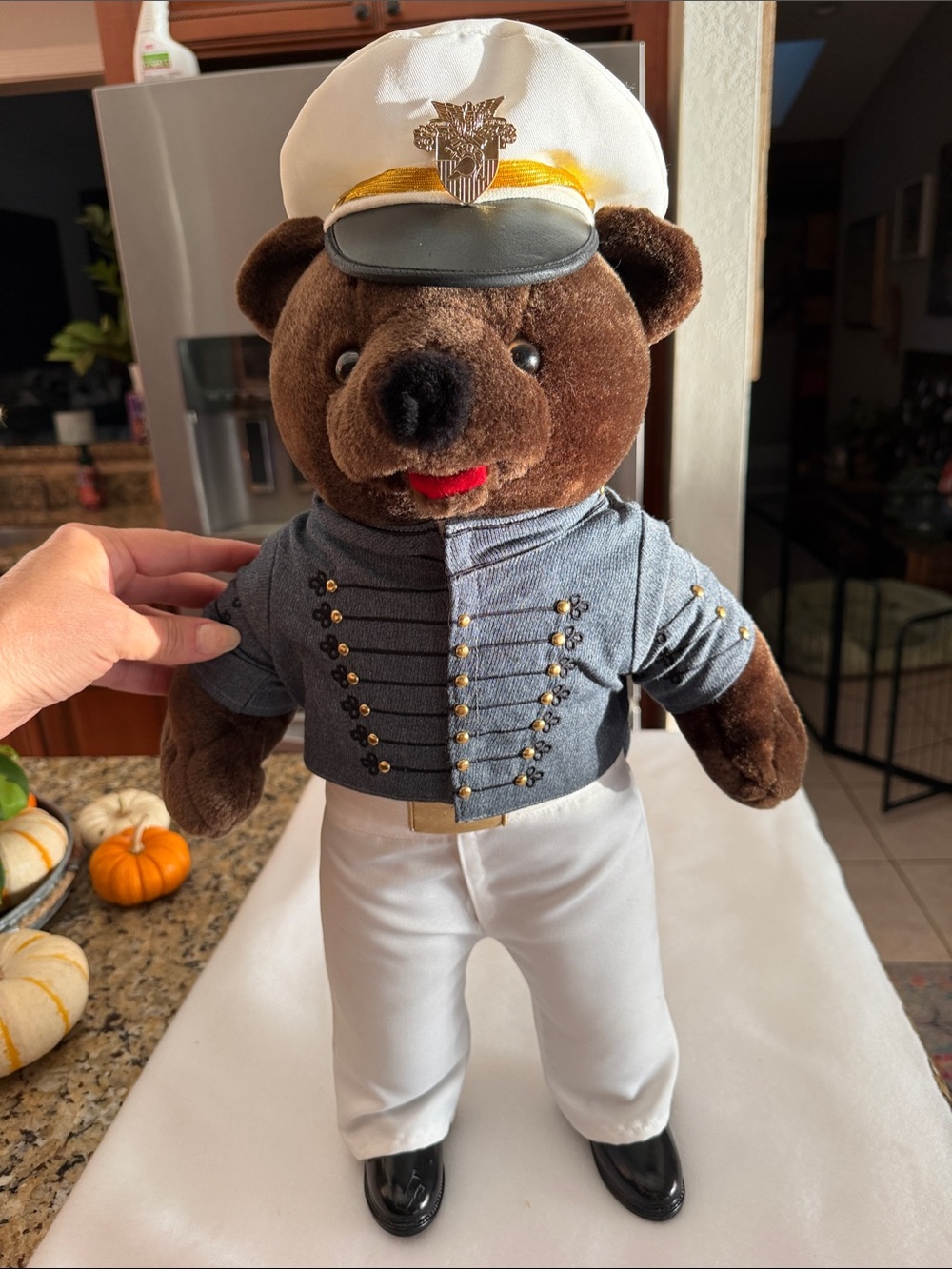 Classic 1989 Brown Bear West Point VINTAGE bear force of America Plush